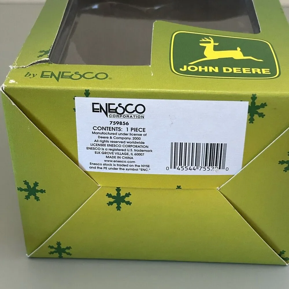 Enesco John Deere Hanging Ornament Cab Tractor Farm Country Decor 759856